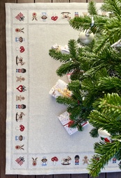Gingerbread Christmas, juletræstæppe 2028-3 fra Pomp Stitch