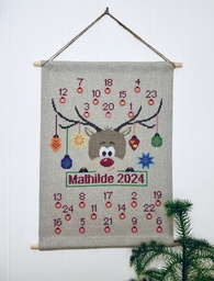 Christmas with Rudolph julekalender 2039-1 fra Pomp Stitch